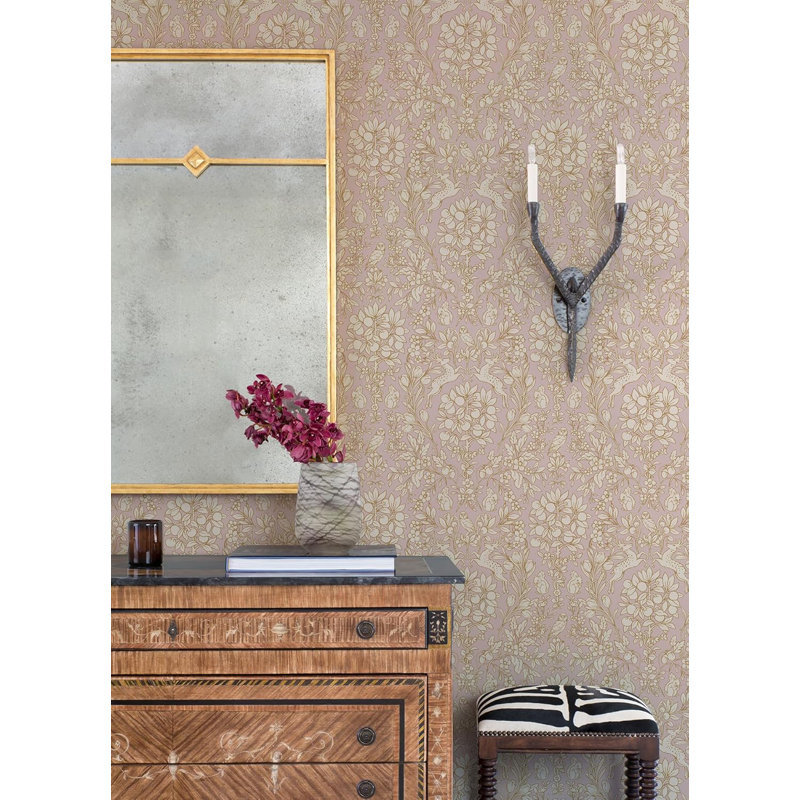 Blush Enchanted Peel & Stick Wallpaper