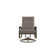 Chaise de patio pivotante avec coussins Askar