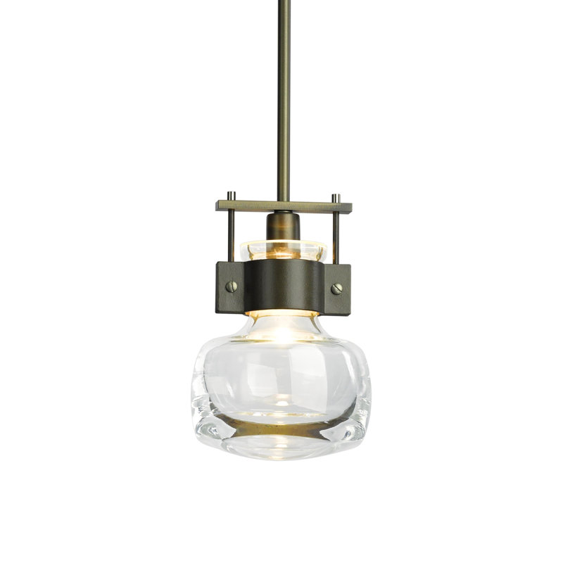 Cuff 1 - Light Single Globe Pendant, Medium, Dark Smoke