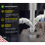 Moyeu de coude 45 ° 1-1 / 2 po PVC double 1-1 / 2 plis, drain en PVC blanc, raccord d'évacuation et d'évacuation, (paquet de 10)
