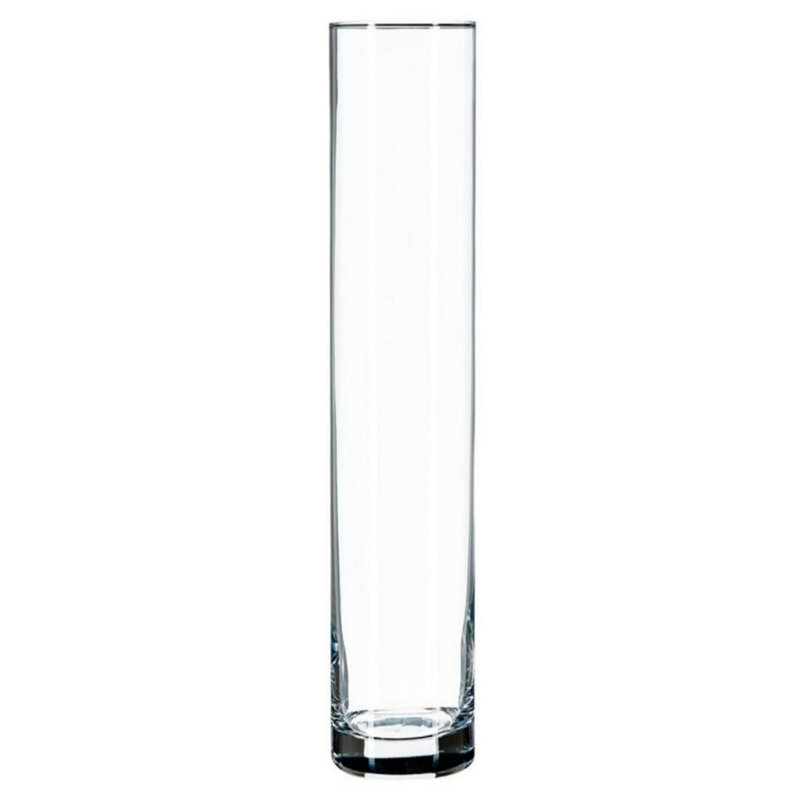 Colner Glass Cylinder Vase, 19.75" H x 4" W x 4" D