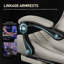 Metro Lane Adjustable Reclining Ergonomic Swiveling PC & Racing Game Chair with Footrest-2064168983