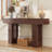 63" Farmhouse Console Table with 2 Drawers, Rustic Entryway Table for Hallway Living Room-1041997390