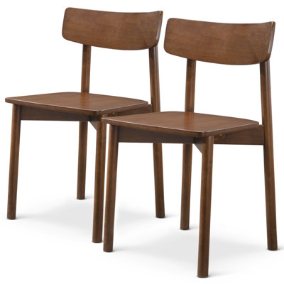 Arcadia Mid-Century Modern Solid Wood Side Chair