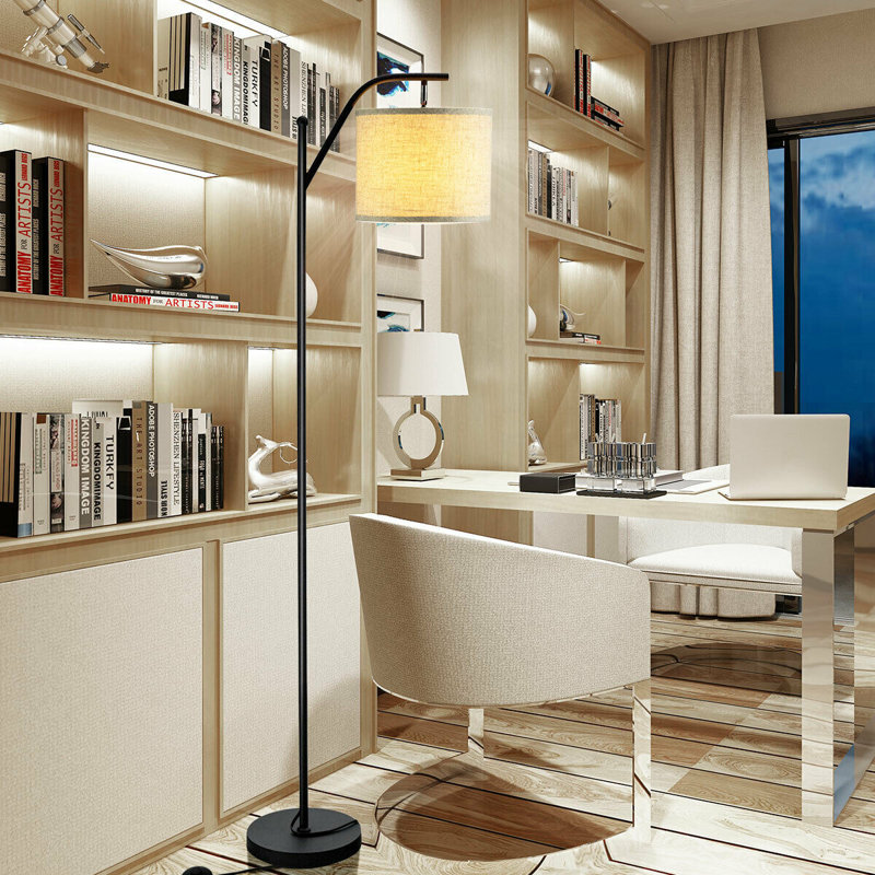 Lampe sur pied arquée 65 po Cameron-James