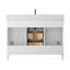Meuble-lavabo simple 48 po avec plateau en marbre d'ingénierie-107663204-107663211-107663213