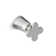 Twenties Single Cut-Off Tap, Wall Mounted, Rough-in Box 1/2 Cold