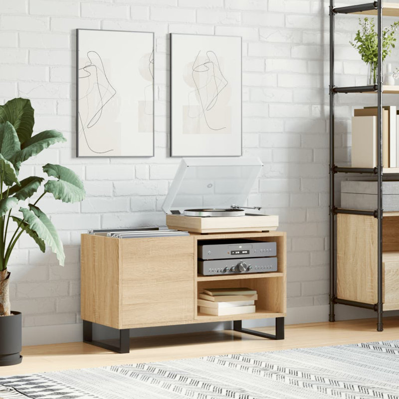 48cm H Media Cabinet, Sonoma Oak