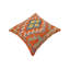Oreiller kilim tissé à la main Southwestern Pham Turkish - 20 po x 20 po