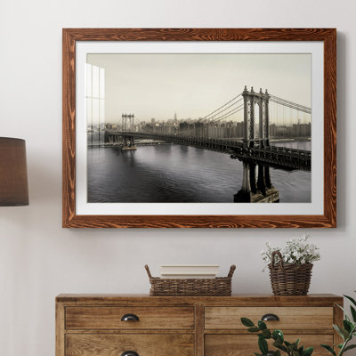 Vintage Manhattan par J Paul - reproduction de photo sur papier encadrée