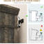 Commode moderne en bois avec 9 grands tiroirs et poignées en métal