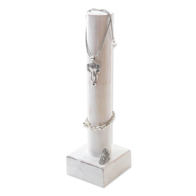 Wood Jewelry Stand