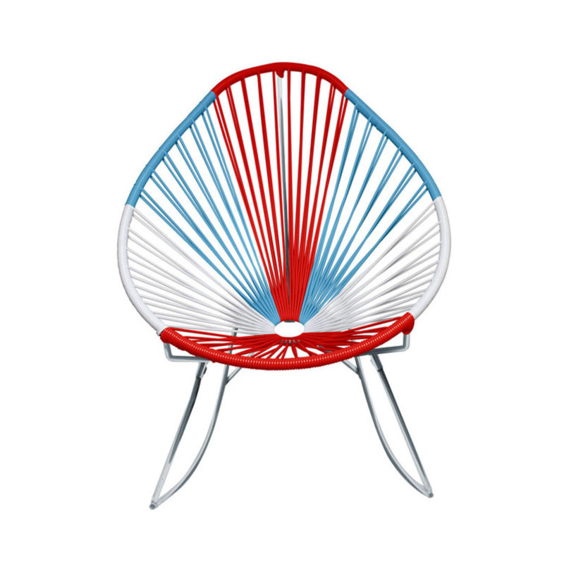 Chaise berçante Innit Designs Acapulco, États-Unis, Chrome