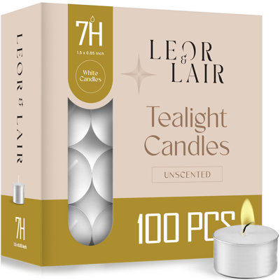 Unscented Scented Unscented Flameless Tealight Candle
