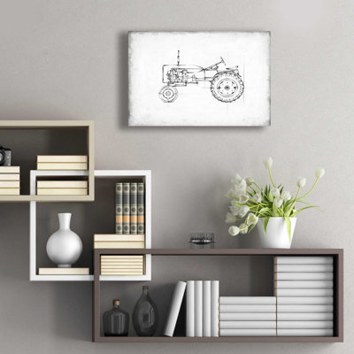 " Inverted Tractor Blueprint III " by Ethan Harper