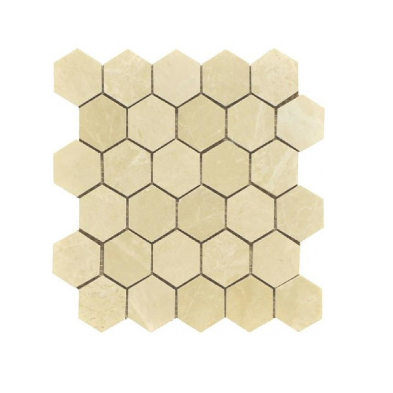 Marble Honeycomb Mosaic Wall & Floor Tile