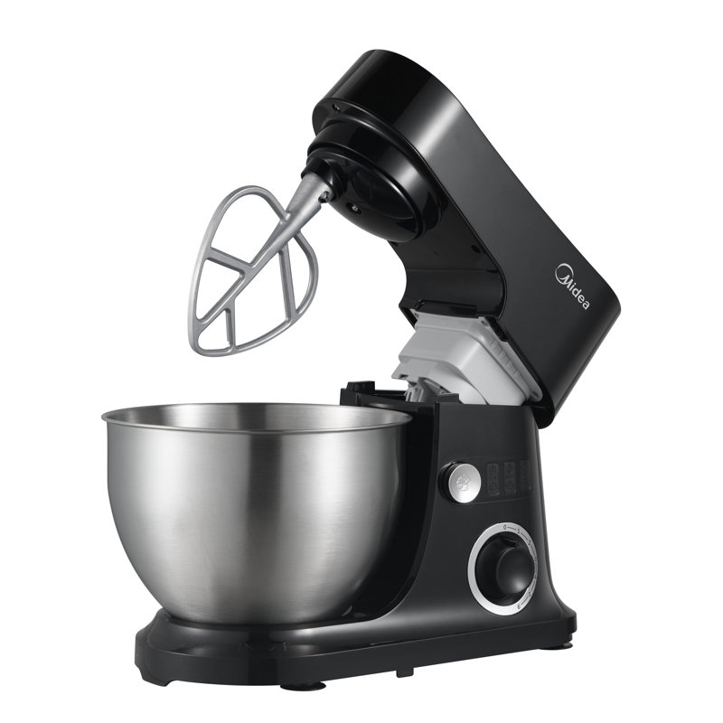 Midea 5-quart 300-watt Tilt-head Stand Mixer,, Black