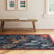 Rifle Paper Co. x Loloi Menagerie MEN-01 Les Fauves Black Area Rug