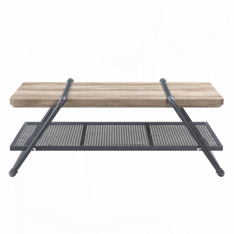 Gray Finish Coffee Table