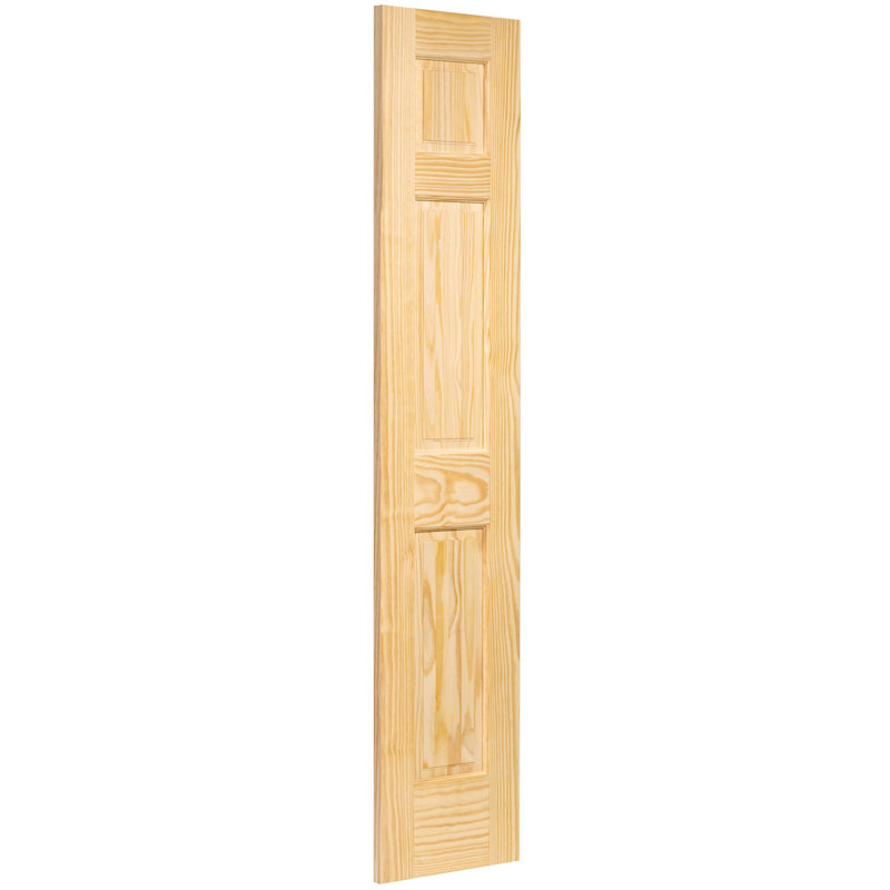 Colonial Panelled Solid Wood Unfinished Colonial Standard Door, 18" x 80"