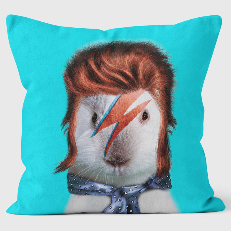 Glam Rock Square Throw Cushion