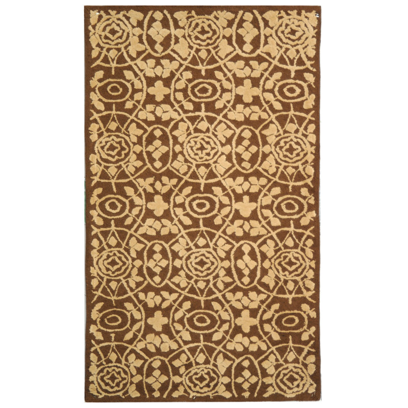 Bloomery Martha Stewart Hand Hooked Cotton Geometric Rug, Rectangle 2'6" x 4'3"