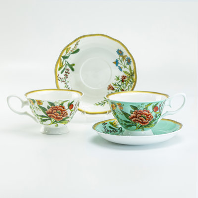 Dianthus Bone China Teacup