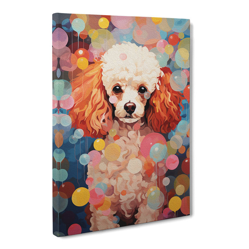 Poodle Orphism - Print, 50cm H x 35cm W x 3cm D