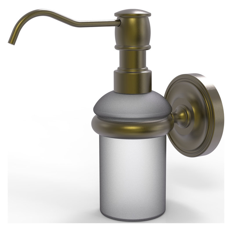 Gober Soap Dispenser, Antique Brass