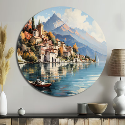 Nimmons - Landscapes Round Metal Art