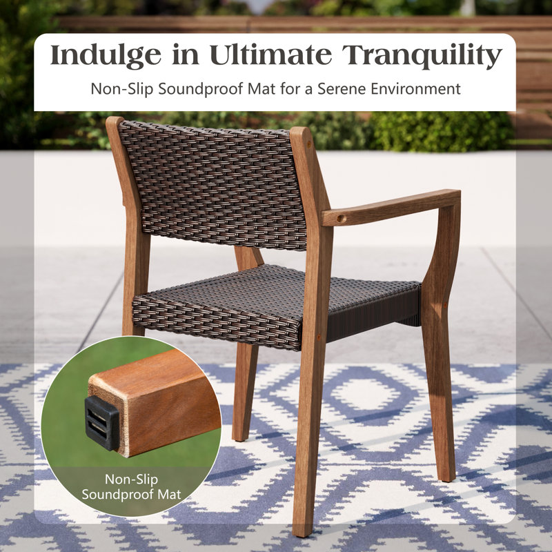 Outdoor Stacking Dining Armchair