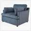 Fauteuil d'appoint surdimensionné