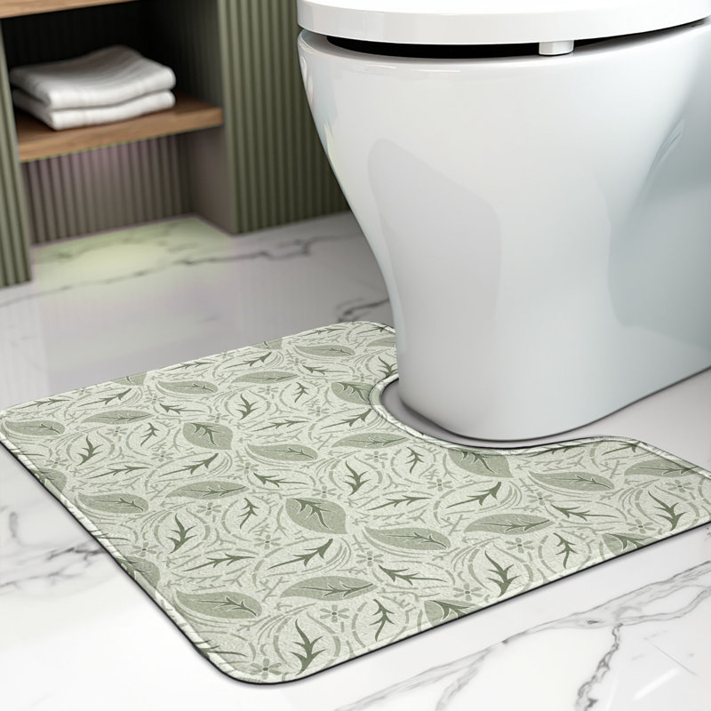 Tapis de salle de bain Leaves