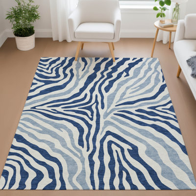 Machine Washable Indoor/Outdoor Chantille ACN2523 Animal Rug
