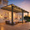 Pergola d'extérieur à hauteur réglable pour patio