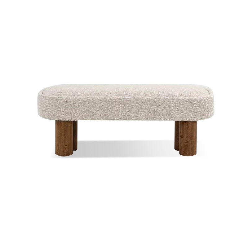 Banc en velours de style moderne pour la chambre à coucher et le vestibule, 16.93" H x 39.37" W x 17.72" D