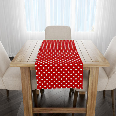 SkeltinCleveland Polka Dots Table Runner