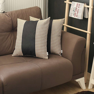 Ensemble de 2 housses de coussins centraux