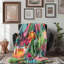 Preppy Cactus Decor - Couverture sherpa de qualité supérieure 1 pièce-100733724