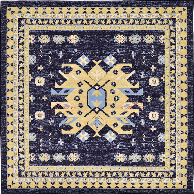 Tapis bleu Adonnis, Carré 8 pi