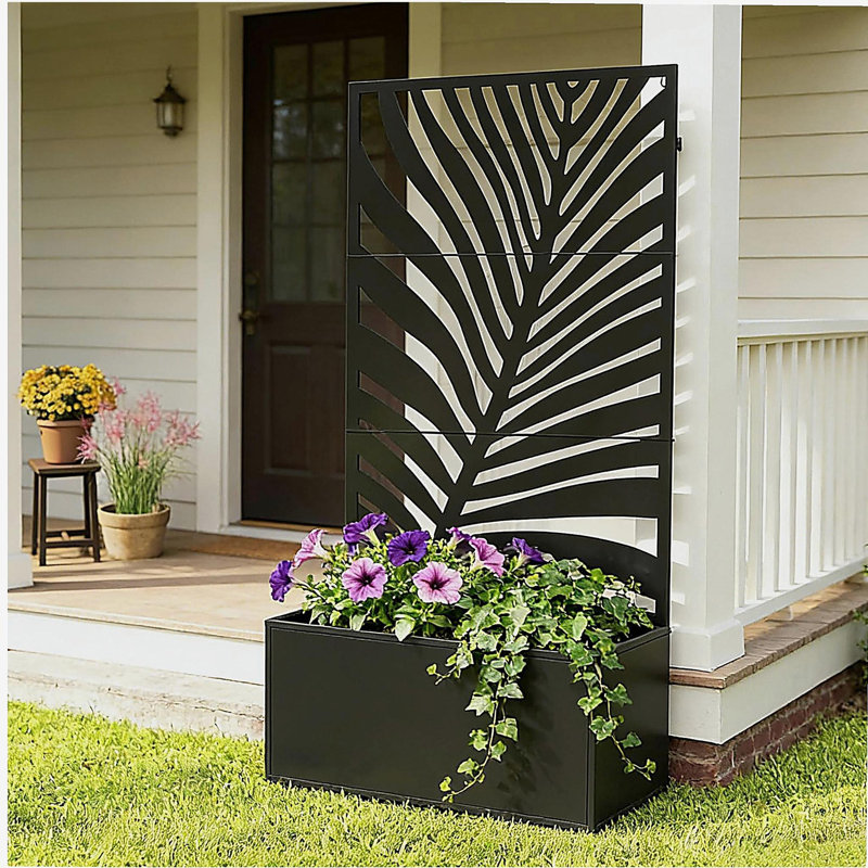 Outdoor Raised Garden Bed,Metal Planter Box,Large Planter Box