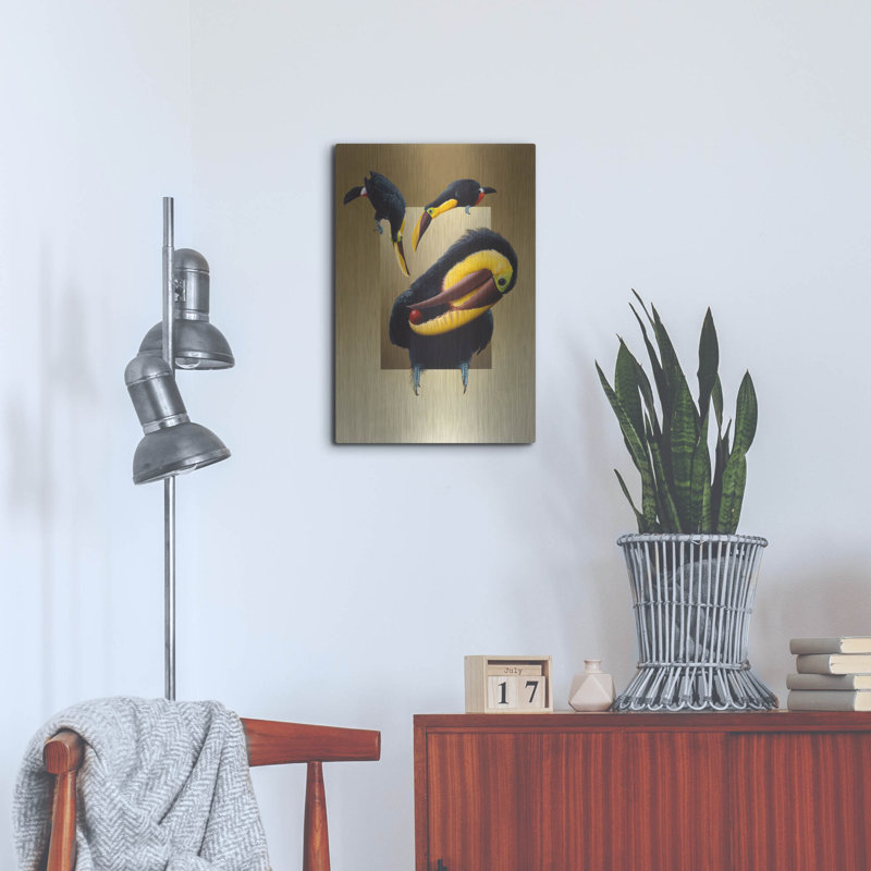Luxe Toucans «Chestnut-Mandibled Toucans» par Har, H 24 po x l 16 po