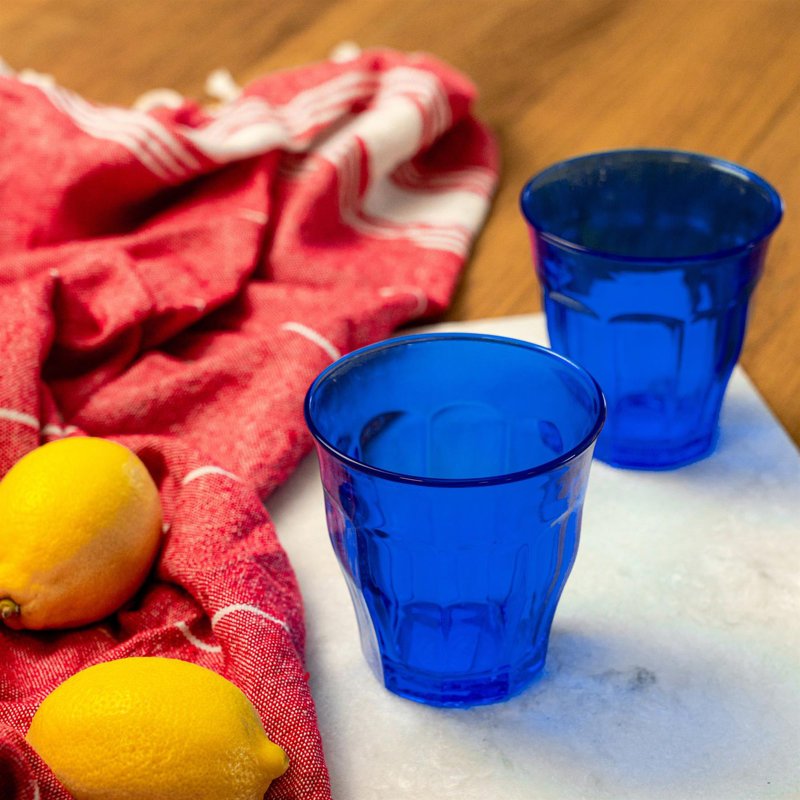 Duralex Picardie Glass Tumblers, Sapphire