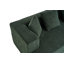 Canapé modulaire incurvé recouvert de chenille avec siège profond 29,5 po Felip-123030217