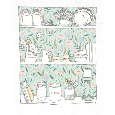 Tablettes de cuisine - imprimé