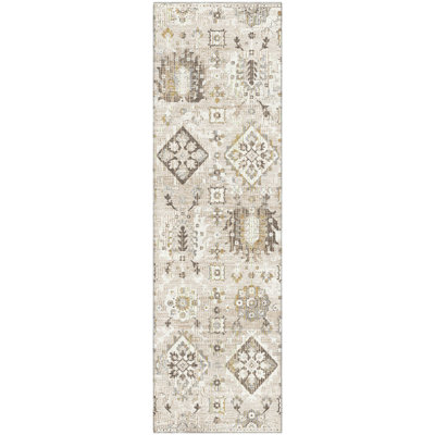 Premium Machine Washable Ariel Global Rug