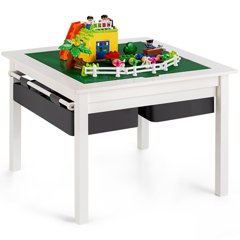 Table carrée pour 4 étudiants, Blanc
