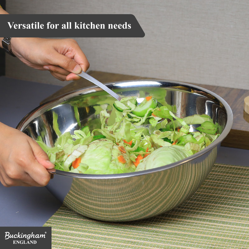 Buckingham Stainless Steel Deep Mixing Bowl , 40 cm 