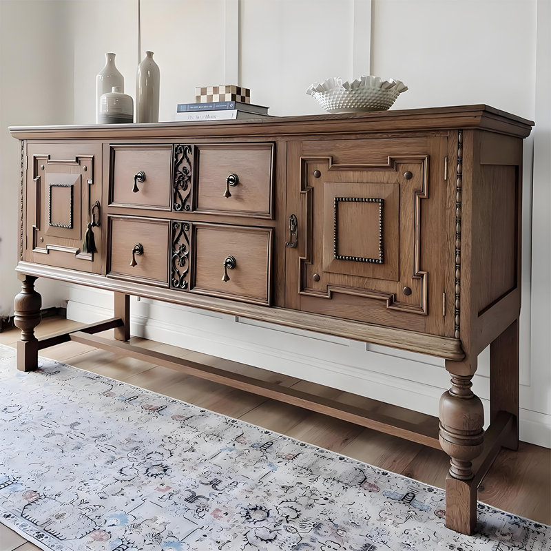 Retro Multifunctional Practical Console Table