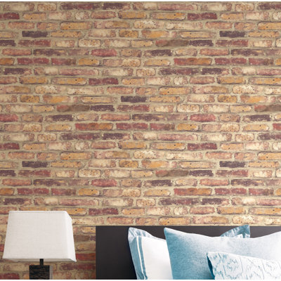 Paniagua Peel & Stick Brick Roll